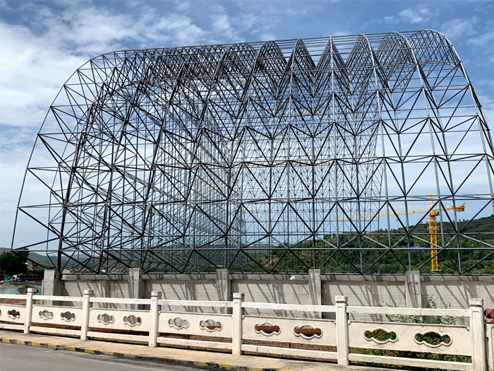 泰兴山寨矿储煤棚网架