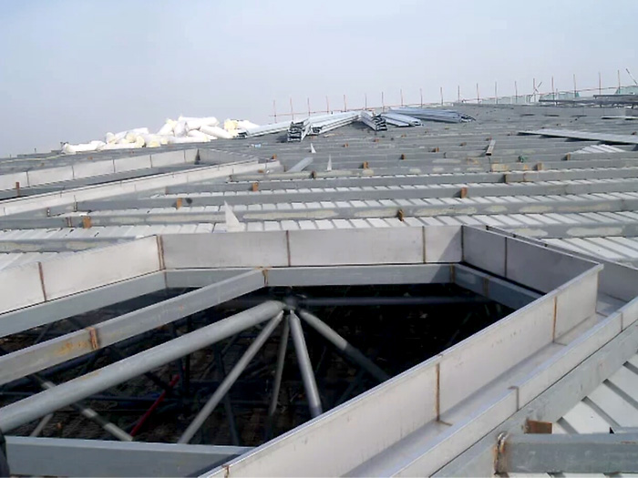 泰兴安吉县体育馆网架